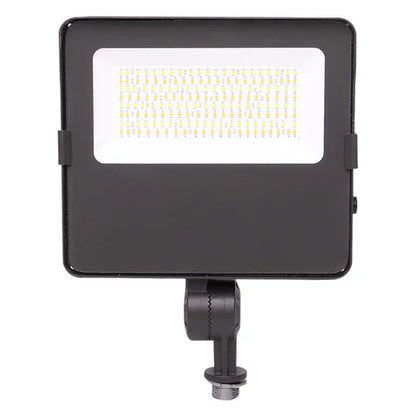 Adjustable Wattage LED Flood Light – 17W/25W/30W - Knuckle Mount - Bronze Housing - High Lumen Outdoor Security & Landscape Lighting