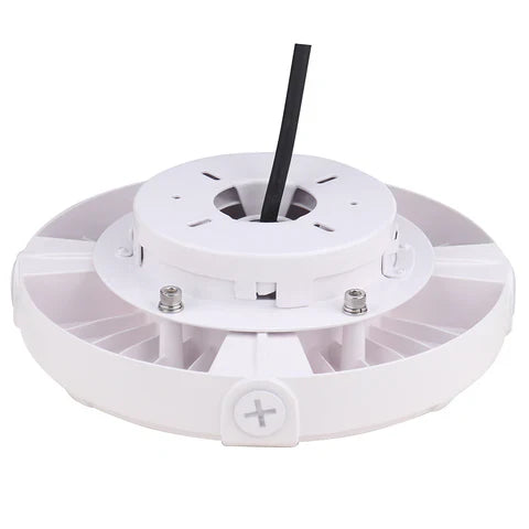LED Parking Garage Light - 60W - 6,900 Lumens - 5000K Daylight - IP65 Waterproof - DOB Technology - UL Listed - 120-277V - White Housing