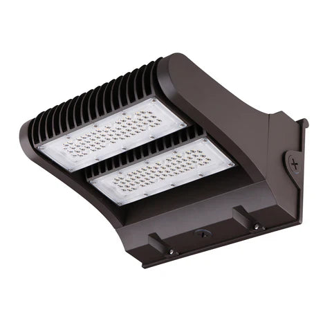 LED Wall Pack Light - Rotatable , 80W/100W/120W, 5000K, 15,600 Lumens, 100-277 VAC