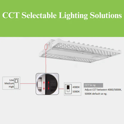 LED Linear High Bay Light, 1.2ft, 155W/180W/210W, CCT 4000K/5000K, 31,500 Lumens, 277-480 VAC