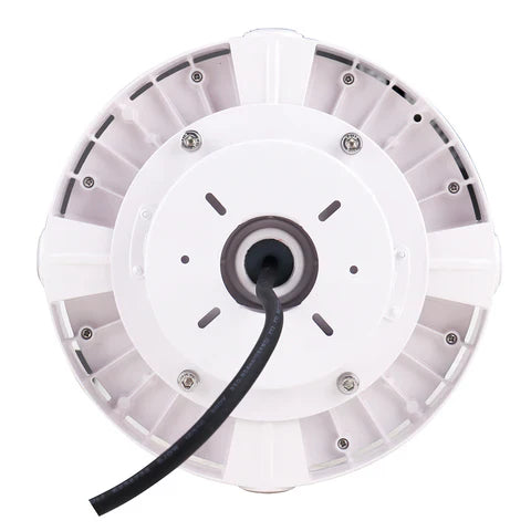 LED Parking Garage Light - 60W - 6,900 Lumens - 5000K Daylight - IP65 Waterproof - DOB Technology - UL Listed - 120-277V - White Housing