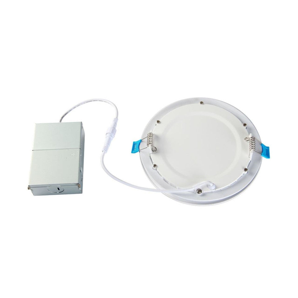 6 Inch, LED Canless Downlight With Junction Box, 12W, Selectable CCT, 900 Lumens, 120 VAC