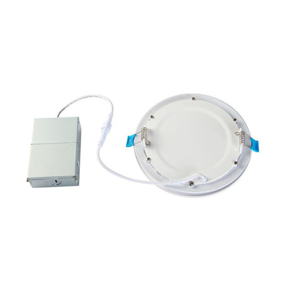6 Inch, LED Canless Downlight With Junction Box, 12W, Selectable CCT, 900 Lumens, 120 VAC