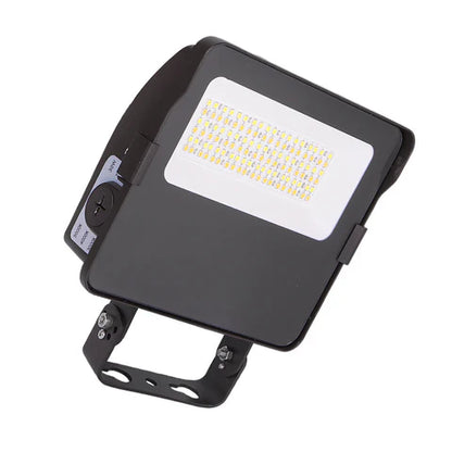 Adjustable Wattage LED Flood Light – 17W/25W/30W - Yoke Mount - Bronze Housing - High Lumen Outdoor Security & Area Lighting