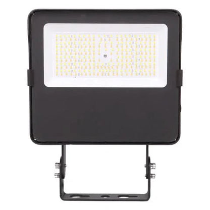 Adjustable Wattage LED Flood Light – 17W/25W/30W - Yoke Mount - Bronze Housing - High Lumen Outdoor Security & Area Lighting