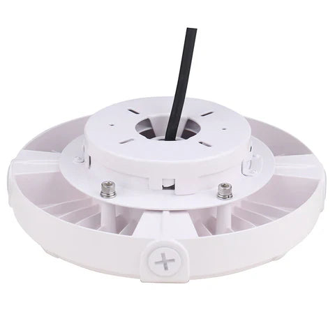 LED Parking Garage Light - 90W - 10,350 Lumens - 5000K Daylight - IP65 Waterproof - DOB Technology - UL Listed - 120-277V - White Housing