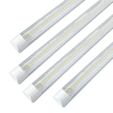 LED Shop Light - Linkable(Clear Lens), 4ft, Selectable 18W/20W/22W/25W/28W/30W and CCT 3000K-6500K, 4200 Lumens