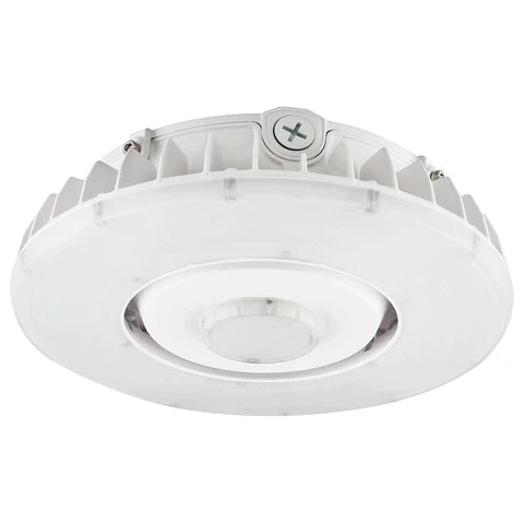 LED Parking Garage Light - 75W - 8,876-10,485 Lumens - CCT Adjustable 3000K-4000K-5000K - IP65 Waterproof - UL & DLC Listed - 100-277V - White Housing