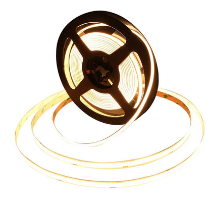 LED Tape Light - 50W - 5145 Lumens - 3000K Warm White - 24V - 16FT - 60W Driver - Double Layer - IP20 - UL Listed