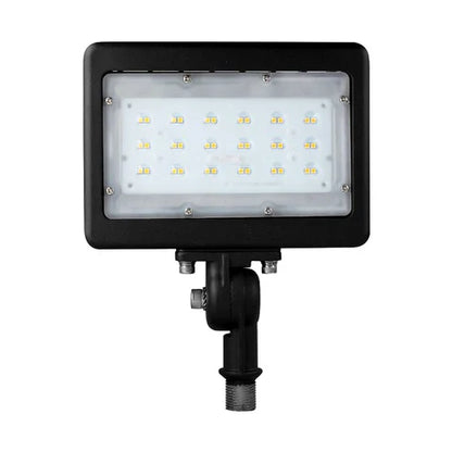30W LED Flood Light – Knuckle Mount - Black Housing - High Lumen Outdoor Security & Landscape Lighting