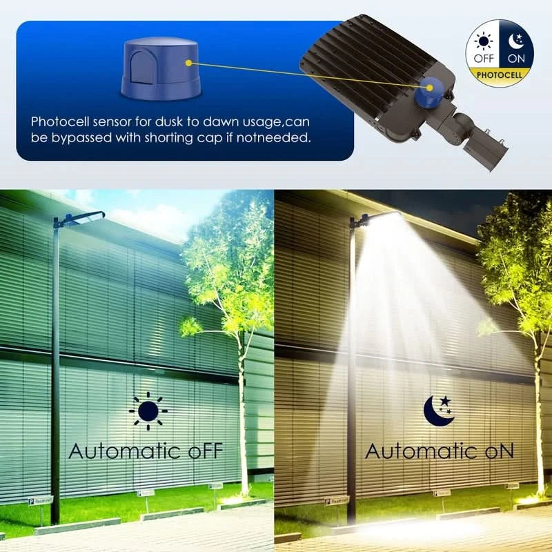 LED Area Light, 70W/100W/150W, 3000K/4000K/5000K, 22,500 Lumens, 120-277VAC