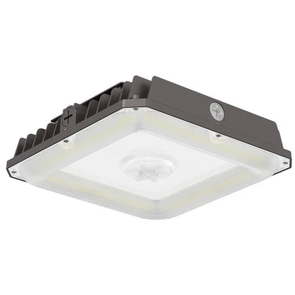 LED Parking Garage Light - 40W/60W/75W Adjustable - 10,125 Lumens - CCT Selectable 3000K/4000K/5000K - IP65 Waterproof - UL & DLC Listed - 120-277V - Bronze Housing