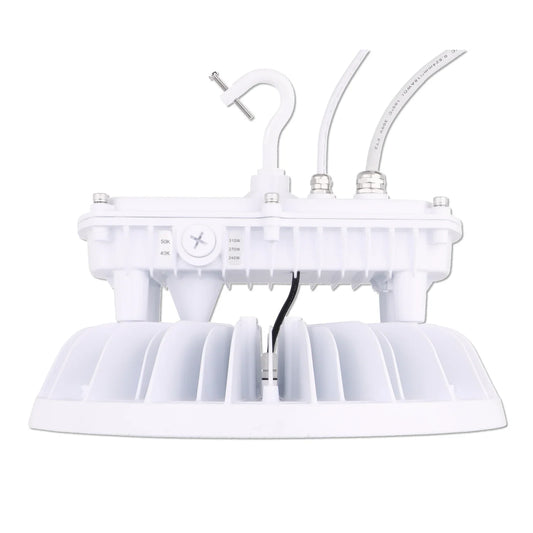 LED UFO High Bay Light - Sensor Base, Selectable Watt 310W/270W/240W, CCT 4000K/5000K, 47,430 Lumens, 120-277 VAC