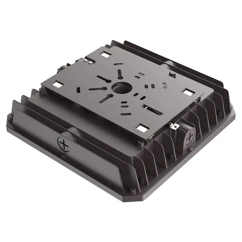 LED Parking Garage Light - 40W/60W/75W Adjustable - 10,125 Lumens - CCT Selectable 3000K/4000K/5000K - IP65 Waterproof - UL & DLC Listed - 120-277V - Bronze Housing