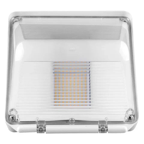 LED Wall Pack Lights Built-in Photocell, 40W, 5000K, 5,419 Lumens, 100-277 VAC