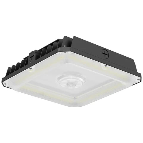 LED Parking Garage Light - 40W/60W/75W Adjustable - 10,125 Lumens - CCT Selectable 3000K/4000K/5000K - IP65 Waterproof - UL & DLC Listed - 120-277V - Bronze Housing