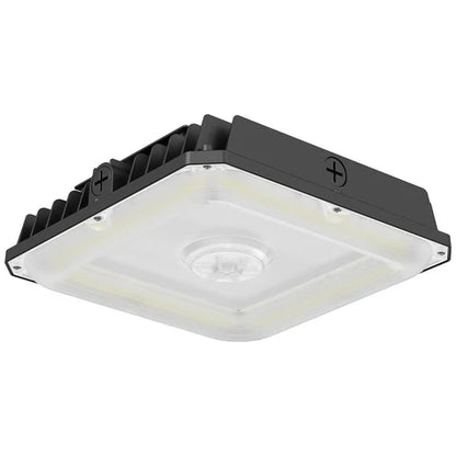LED Parking Garage Light - 40W/60W/75W Adjustable - 10,125 Lumens - CCT Selectable 3000K/4000K/5000K - IP65 Waterproof - UL & DLC Listed - 120-277V - Bronze Housing
