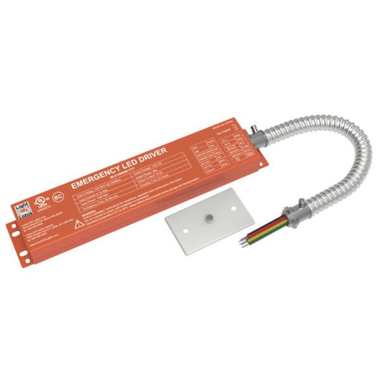 BillDa Emergency LED Driver – 8W Output - 90-Minute Battery Backup - AC120-277V Compatible