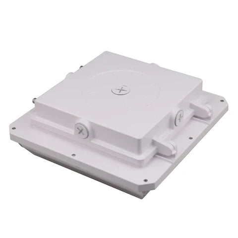 LED Parking Garage Light - 90W - 12,600 Lumens - CCT Adjustable 3000K-4000K-5000K - IP65 Waterproof - UL & DLC Listed - 100-277V - White Housing