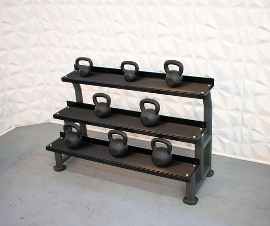 Kettlebell - Muscle D Fitness - Cast Iron - Heavy Duty (Kettlebell Only)