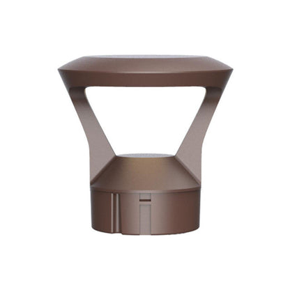 LED Rounded Bollard Light – Y-Shaped Top, Selectable 14W/19W/24W and CCT 3000K/4000K/5000K, 3,360 Lumens, 120-277 VAC
