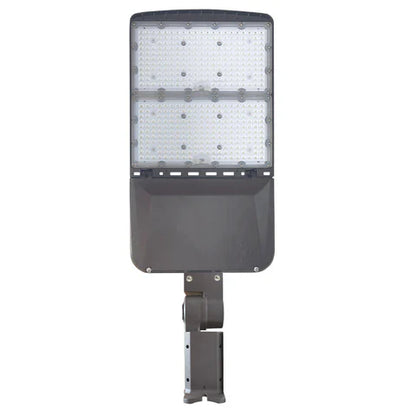 LED Parking Lot Light, Selectable 240W/260W/280W/310W, 5000K, 47430 Lumens, Universal Bracket