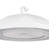 NSF LED UFO High Bay Light, 150W, CCT 5000K, 21,900 Lumens, 120-277 VAC, PC Lens