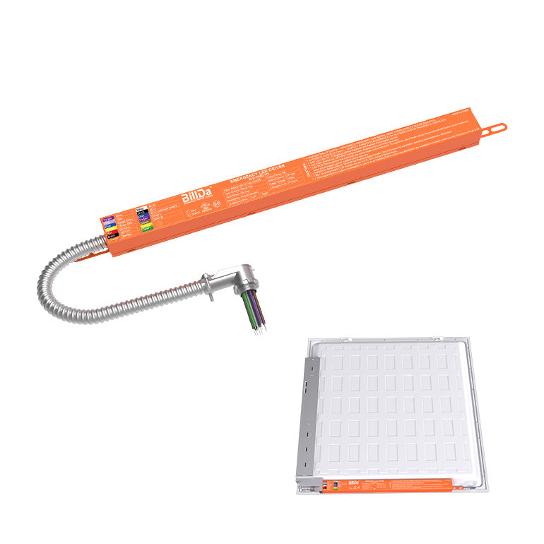 BillDa 8W Emergency LED Driver – Slim Low Profile - 170V DC Output for Troffers & Panels