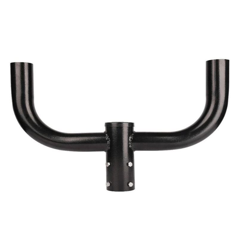 Mounting Bracket for 2-3/8” O.D. Tenon - Dual Fixture Capability with Adjustable Fitters