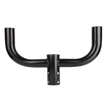 Mounting Bracket for 2-3/8” O.D. Tenon - Dual Fixture Capability with Adjustable Fitters