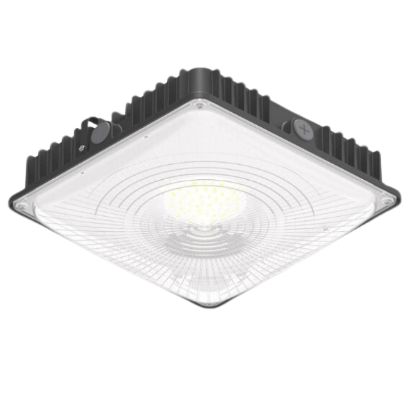 LED Canopy Light, 63W/45W/30W, 5000K/4000K, 8500 Lumens, 120-277 VAC