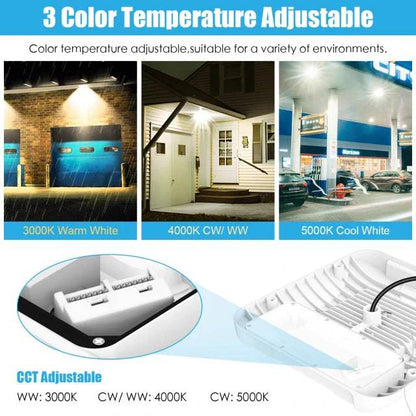 LED Canopy Light, 150W/120W/90W, 4500K-5700K, 21,000 Lumens, 100-277 VAC
