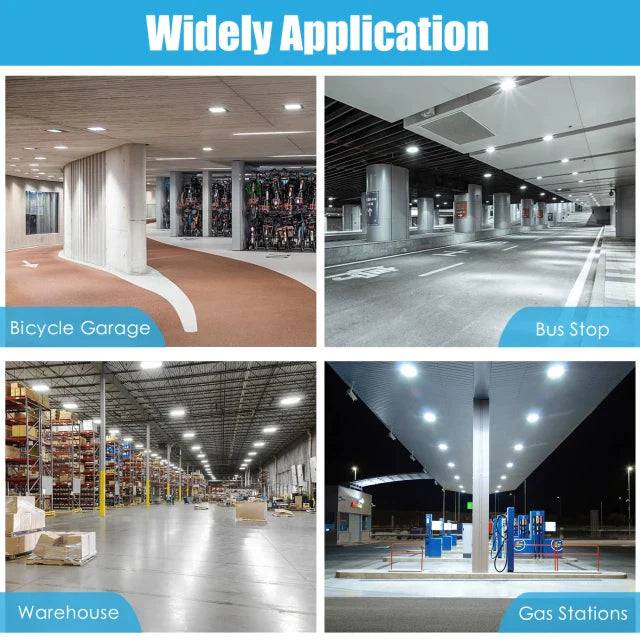 LED Canopy Light, 150W/120W/90W, 4500K-5700K, 21,000 Lumens, 100-277 VAC
