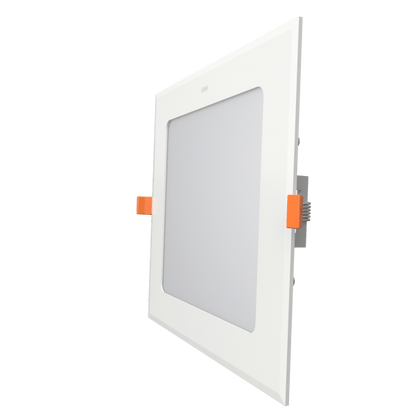 LED Downlight - Square Flat Panel, 6 Inch, 12W, 900 Lumens, 100V-277 VAC