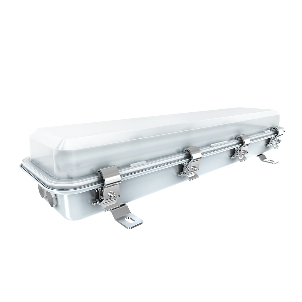 2ft LED Explosion Proof Vapor Proof Light, 40W, R Series, 5000K, 5,600 Lumens, 100-277 VAC