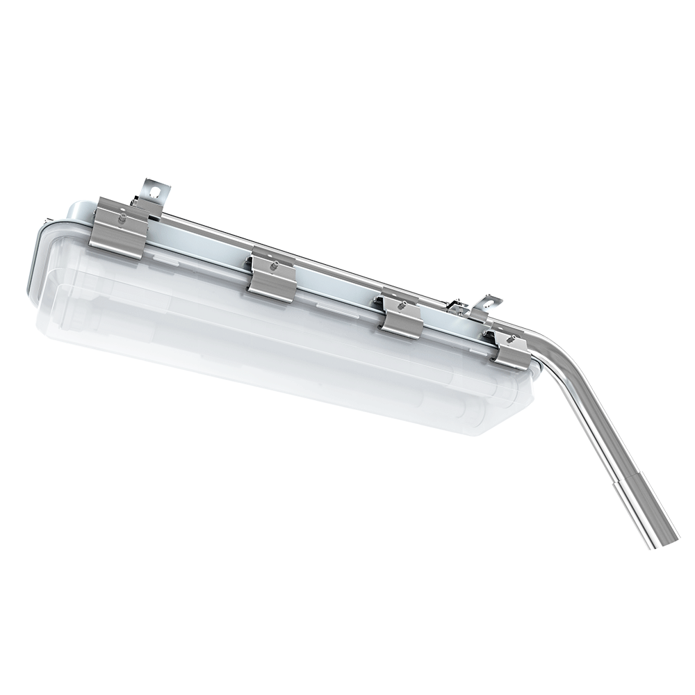 2ft LED Explosion Proof Vapor Proof Light, 40W, R Series, 5000K, 5,600 Lumens, 100-277 VAC
