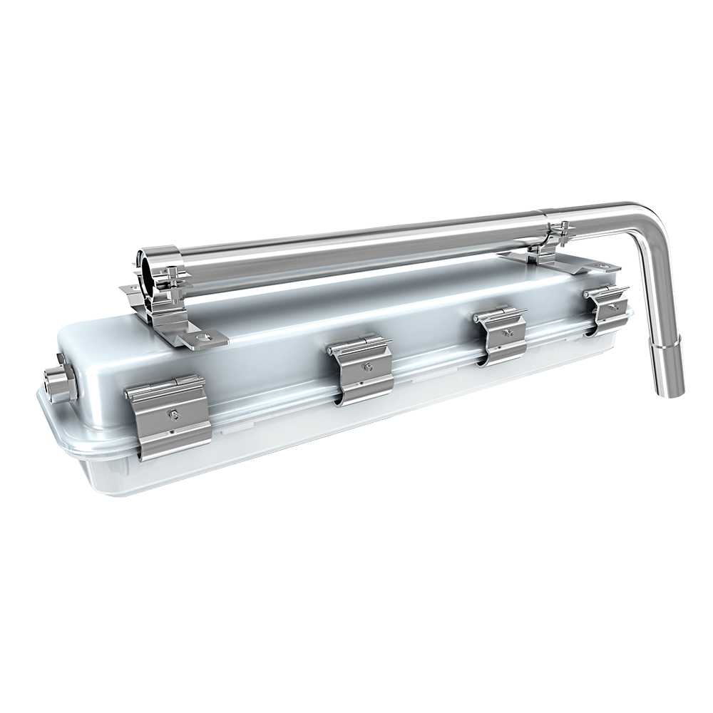 2ft LED Explosion Proof Vapor Proof Light, 40W, R Series, 5000K, 5,600 Lumens, 100-277 VAC