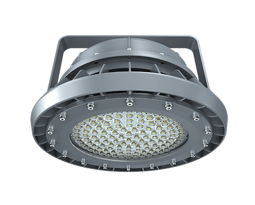 60W LED Explosion Proof Round High Bay Light, B Series, 5000K, 8400 Lumens, 100-277 VAC