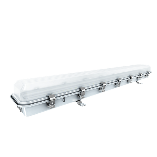 4ft LED Explosion Proof Vapor Proof Light, 60W, R Series, 5000K, 8,400 Lumens, 100-277 VAC