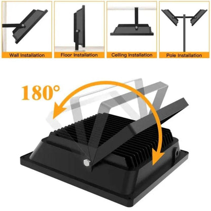 150W LED Flood Light for Outdoor led flood lights - 21000 Lumens, 5000K Daylight, IP65 Waterproof, 120 Degree Beam Angle