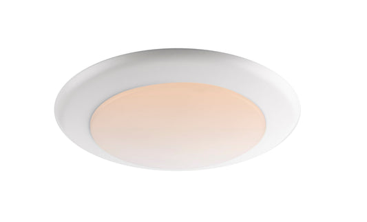 6" inch, Selectable 5 CCT, LED Flush Mount, 15W, 1200 LM, 120V, ETL, Energy Star Listed, For Homes, Offices, Kitchens, Hallways, Basement - Slim Recessed Lighting