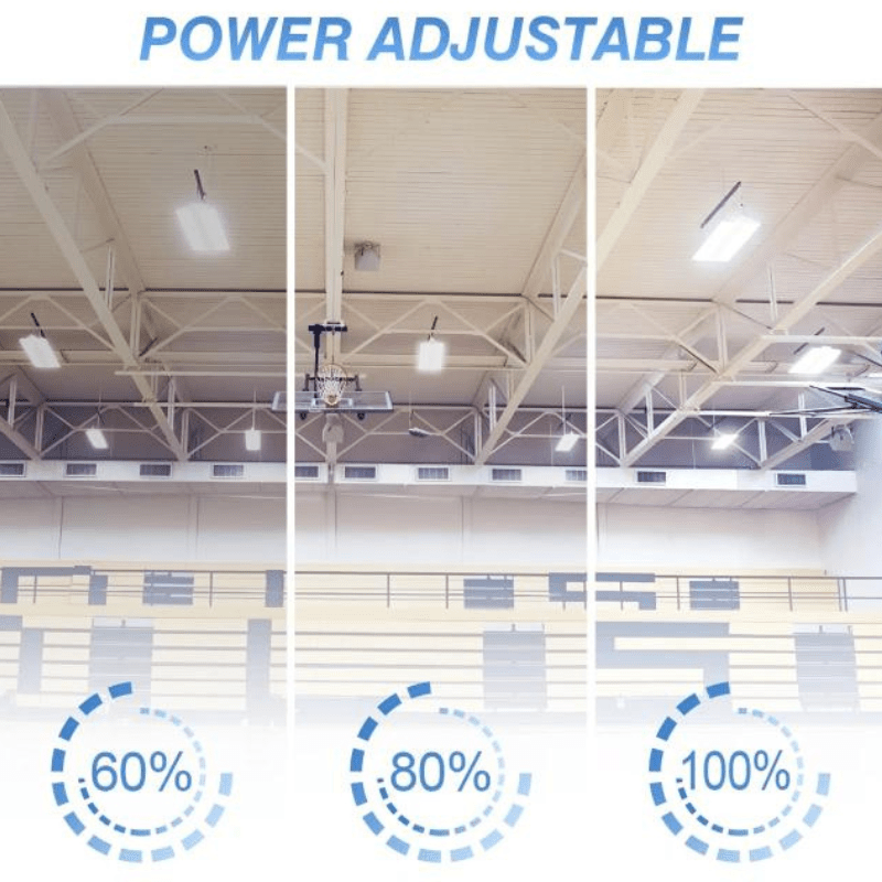 LED Linear High Bay Light, 1.2ft, 110W/130W/165W, 4000K/5000K, 24,750 Lumens, 100-277 VAC