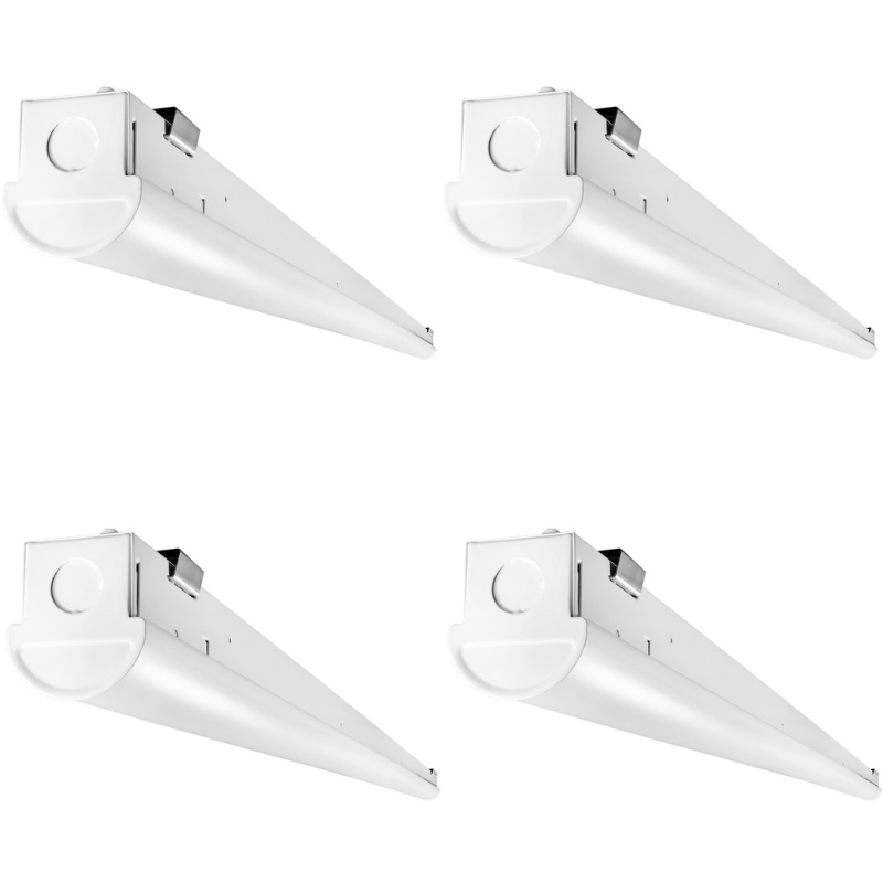 8ft LED Linear Strip Light Fixture, Selectable 65W/75W/90W and CCT 3500K/4000K/5000K, 11700 Lumens