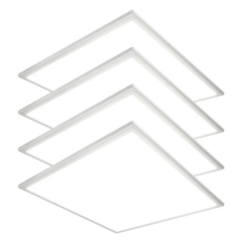 LED Ceiling Panel Light, 2x2, 40W/30W/20W, Watt & CCT Selectable, 3500K-4000K-5000K, 5200 Lumens