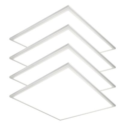LED Ceiling Panel Light, 2x2, 40W/30W/20W, Watt & CCT Selectable, 3500K-4000K-5000K, 5200 Lumens