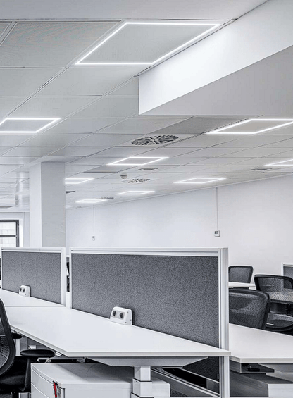 LED Frame Light/ T-Bar, 40W/50W/60W, 2x4, Adjustable Wattage and  5CCT 3000K-6500K, 7800 Lumens