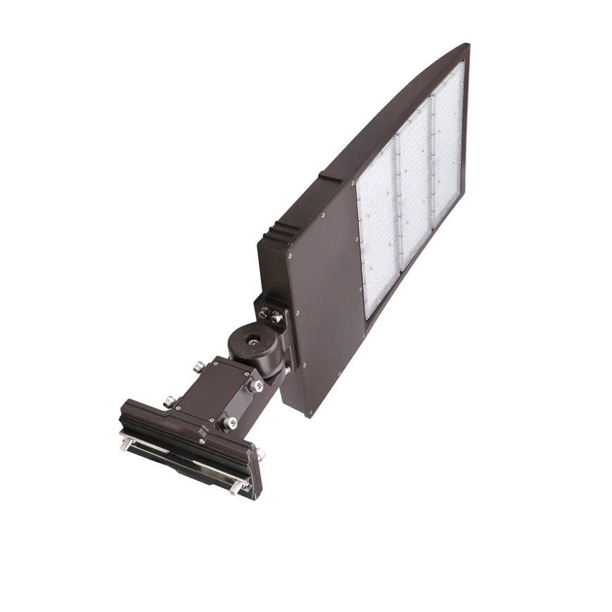 LED Parking Lot Light, Selectable 70W/100W/150W and CCT, 22,500 Lumens, Universal Mount