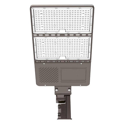 LED Parking Lot Light with Built-in Photocell & Slip Fitter, Selectable 320W/240W/200W, 5000K, 44,800 Lumens