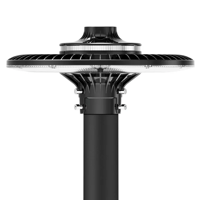 Led Post Top Light With Photocell, Selectable 80W/60W/48W, 10,089 Lumens, 100-277 VAC
