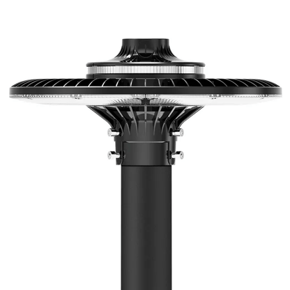 Led Post Top Light With Photocell, Selectable 80W/60W/48W, 10,089 Lumens, 100-277 VAC